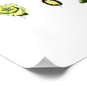 Carica papaya (Papaya) Poster (Ecke)