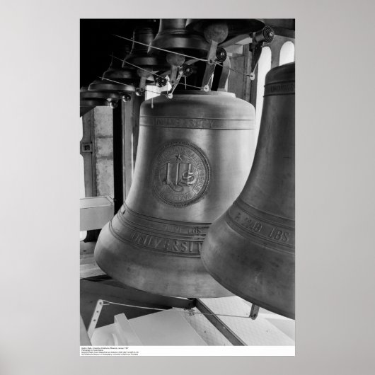 Carillon Bells, UCR, Januar 1967 Poster (Vorne)