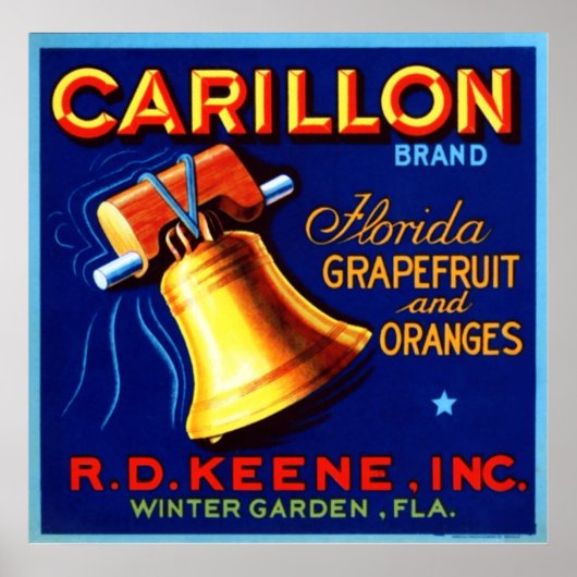 Carillon Florida Grapefruit und Orange Poster (Vorne)