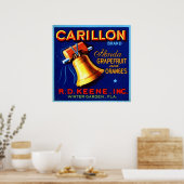Carillon Florida Grapefruit und Orange Poster (Küche)