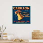 Carillon Florida Grapefruit und Orange Poster (Küche)