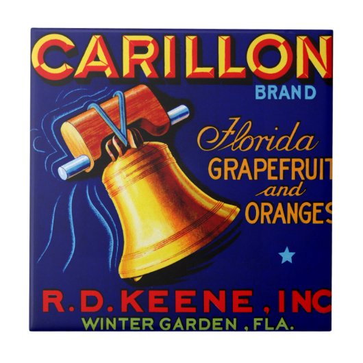 Carillon Florida Grapefruits Fliese (Vorderseite)