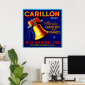 Carillon Florida Grapefruits Poster (Heimbüro)