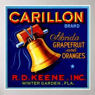 Carillon Florida Grapefruits Poster