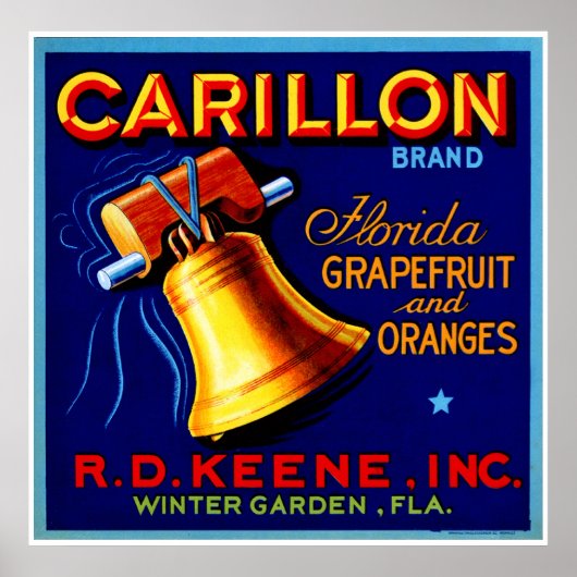 Carillon Florida Grapefruits Poster (Vorne)