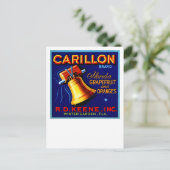 Carillon Florida Grapefruits Postkarte (Stehend Vorderseite)