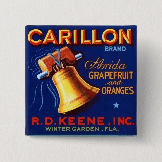 Carillon-Marke Florida-Grapefruit Button (Vorderseite)