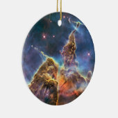 Carina-Nebel vom Hubble-Weltraumteleskop Keramik Ornament (Rechts)