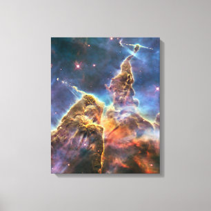 Carina-Nebel vom Hubble-Weltraumteleskop Leinwanddruck