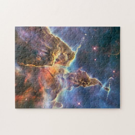 Carina-Nebelfleck durch das Hubble Puzzle (Horizontal)