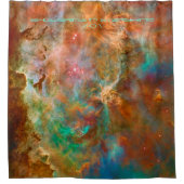Carina-Nebelfleck, duschend im Starlight Duschvorhang (Vorderseite)