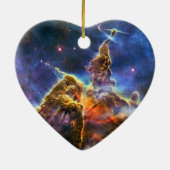 Carina-Nebelfleck (Hubble Teleskop) Keramikornament (Hinten)