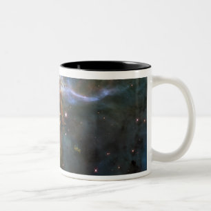 Carina-Nebelfleck-Stern-bildensäulen Zweifarbige Tasse