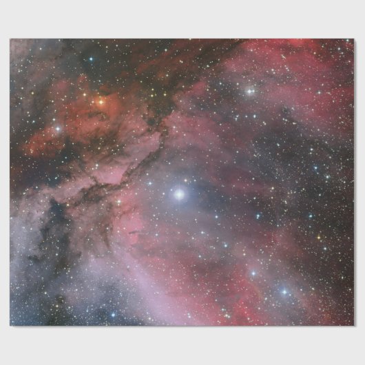 Carina-Nebelfleck, Wolf-Rayet Stern WR 22 Geschenkpapier (Flach)