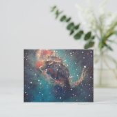 Carina Nebula Art Malerei Postkarte (Stehend Vorderseite)
