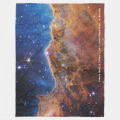 Carina Nebula Cosmic Cliffs James Webb Hi-Res Fleecedecke (Vorderseite)