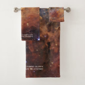 Carina Nebula Cosmic Cliffs James Webb HiRes Badhandtuch Set (Insitu)