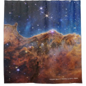 Carina Nebula Cosmic Cliffs James Webb HiRes Duschvorhang (Vorderseite)