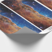 Carina Nebula Cosmic Cliffs James Webb HiRes Geschenkpapier (Ecke)