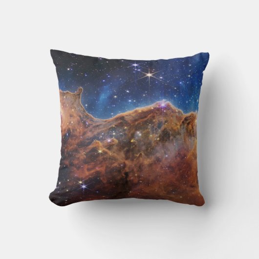 Carina Nebula Cosmic Cliffs James Webb HiRes Kissen (Vorderseite)