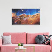 Carina Nebula Cosmic Cliffs James Webb HiRes Leinwanddruck (Insitu (Wohnzimmer))