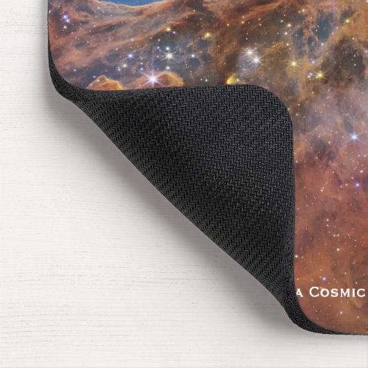 Carina Nebula Cosmic Cliffs James Webb HiRes Mousepad (Ecke)