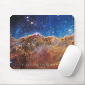 Carina Nebula Cosmic Cliffs James Webb HiRes Mousepad (Mit Mouse)