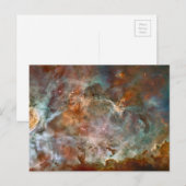 Carina Nebula Dark Clouds Postkarte (Vorne/Hinten)