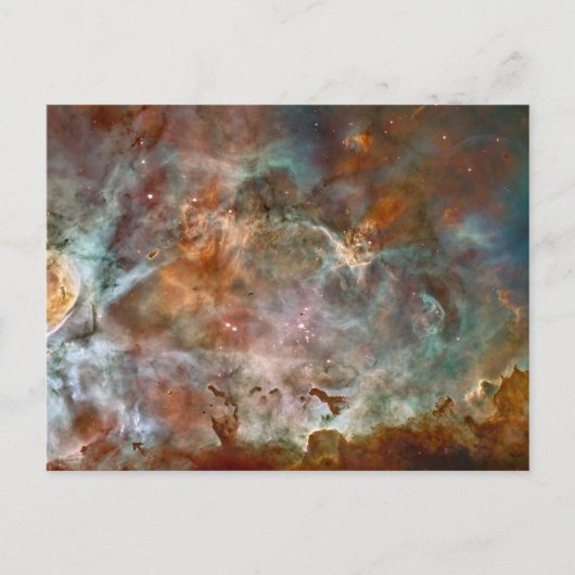Carina Nebula Dark Clouds Postkarte (Vorderseite)