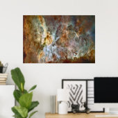 Carina Nebula Extreme, 78x52 (99x48) Poster (Heimbüro)