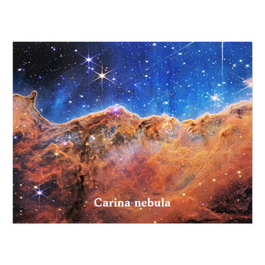 Carina nebula fotodruck (Vorne)
