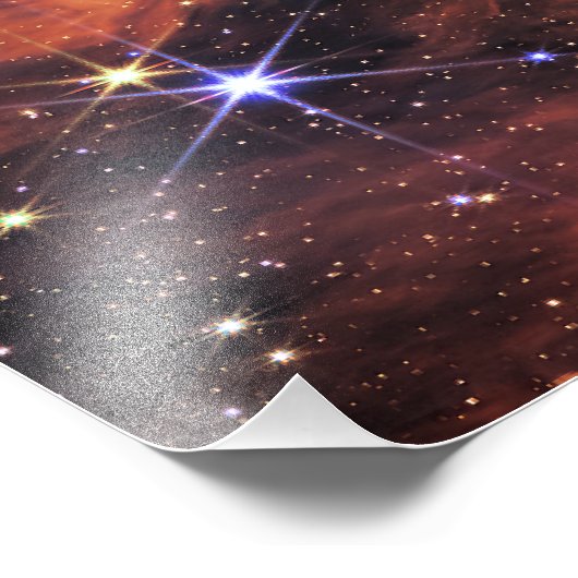 Carina nebula fotodruck (Ecke)