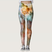 Carina Nebula Galaxy Leggings (Vorderseite)