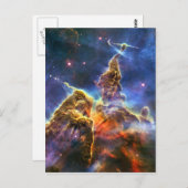 Carina Nebula Hubble Space Postkarte (Vorne/Hinten)