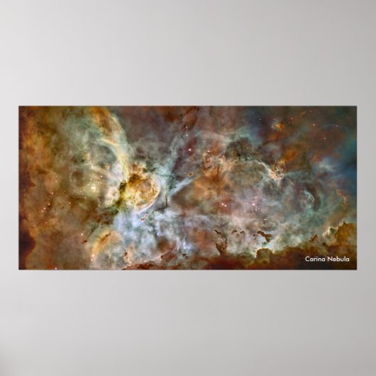 Carina Nebula - Hubble Telescope Poster (Vorne)