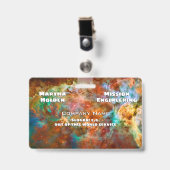 Carina Nebula in Argo Navis Konstellation Ausweis (Vorderseite mit Clip)