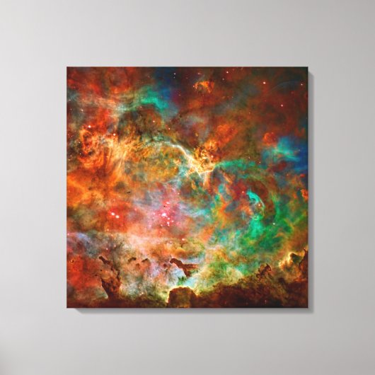 Carina Nebula in Argo Navis Konstellation Leinwanddruck (Vorderseite)