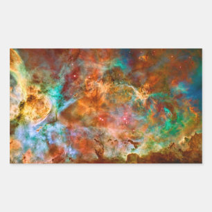 Carina Nebula in Argo Navis Konstellation Rechteckiger Aufkleber