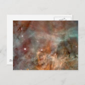 Carina Nebula Marble Look NASA Postkarte (Vorne/Hinten)