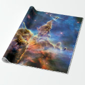 Carina Nebula Mystic Mountain Foto Geschenkpapier (Ungerollt)