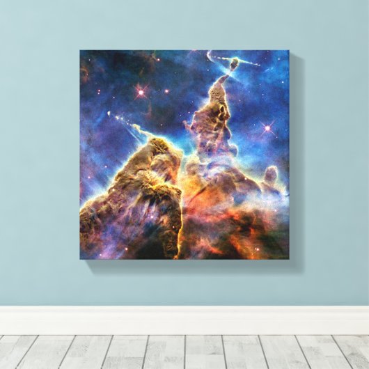 Carina Nebula Mystic Mountain Foto Leinwanddruck (Insitu (Holzboden))