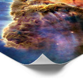 Carina Nebula Mystic Mountain Foto Poster (Ecke)