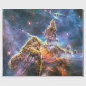 Carina Nebula Mystic Mountain Weltraumuniversum Geschenkpapier (Flach)