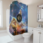 Carina Nebula Mystischer Berg mit benutzerdefinier Duschvorhang (Beispiel)