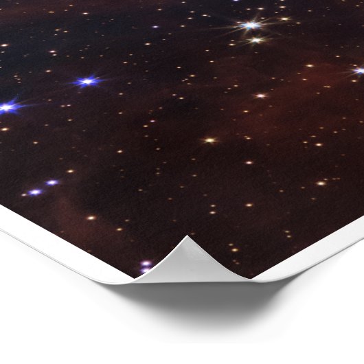 Carina Nebula (NIRCam-Bild) Vollgröße Poster (Ecke)