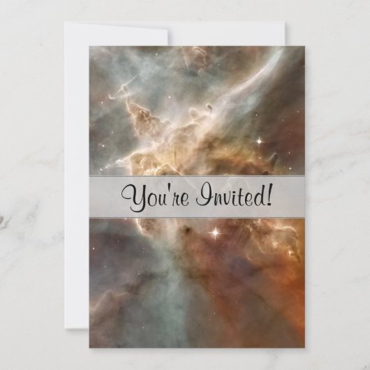 Carina Nebula Region Star Forming Detail Einladung (Vorderseite)