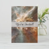 Carina Nebula Region Star Forming Detail Einladung (Stehend Vorderseite)