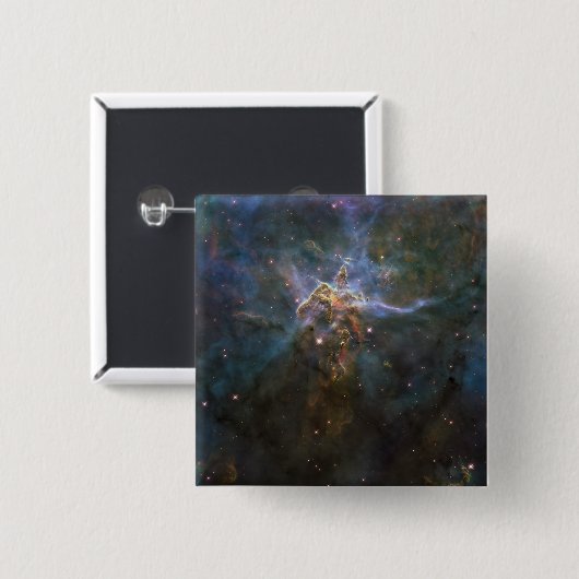Carina Nebula Star-bildende Säulen Button (Vorne & Hinten)