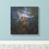 Carina Nebula Star-bildende Säulen Leinwanddruck (Insitu (Holzboden))