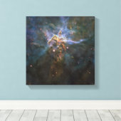 Carina Nebula Star-bildende Säulen Leinwanddruck (Insitu (Holzboden))